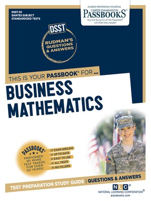 cover image of BUSINESS MATHEMATICS